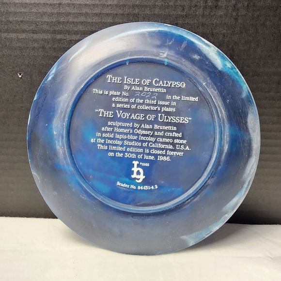 The Return of Ulysses by Alan Brunettin Collector Plate "Voyage of Ulysses" 1986 - Picture 4 of 10